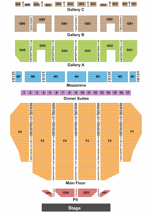 Fox Theatre Sound Of Music Seating Chart